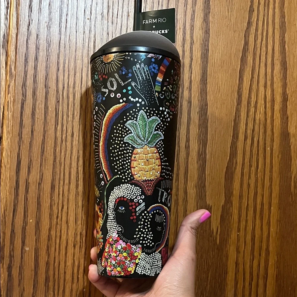 FARM Rio Starbucks | Artistic Black Tumbler